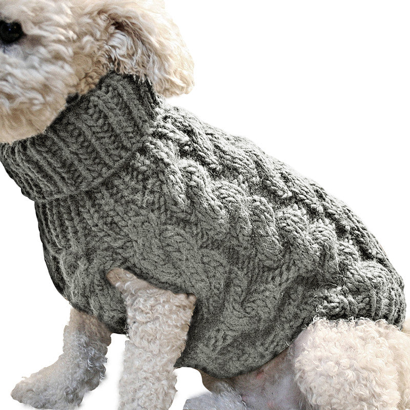 Winter Dog Sweater Frosty Paws Luxe